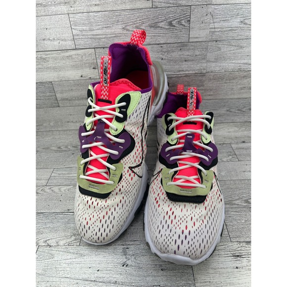 Nike Other - Nike React Vision CD4373-102 Running Shoes Sneakers White Multi Neon US‎ 10 Mens